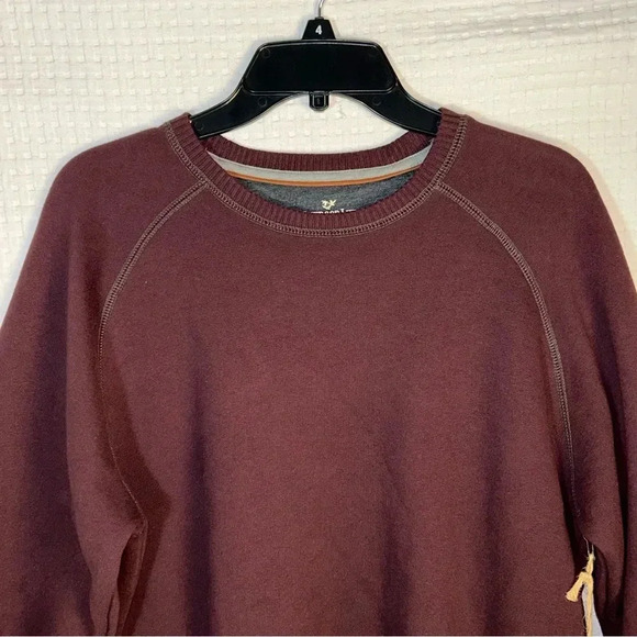 NEW Outdoor Life Sweatshirt Mens Size Medium Fleece Burgundy - Picture 7 of 10